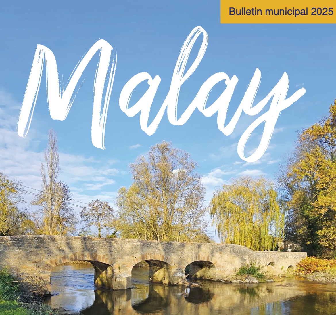 couverture du bulletin municipal Malay 2025