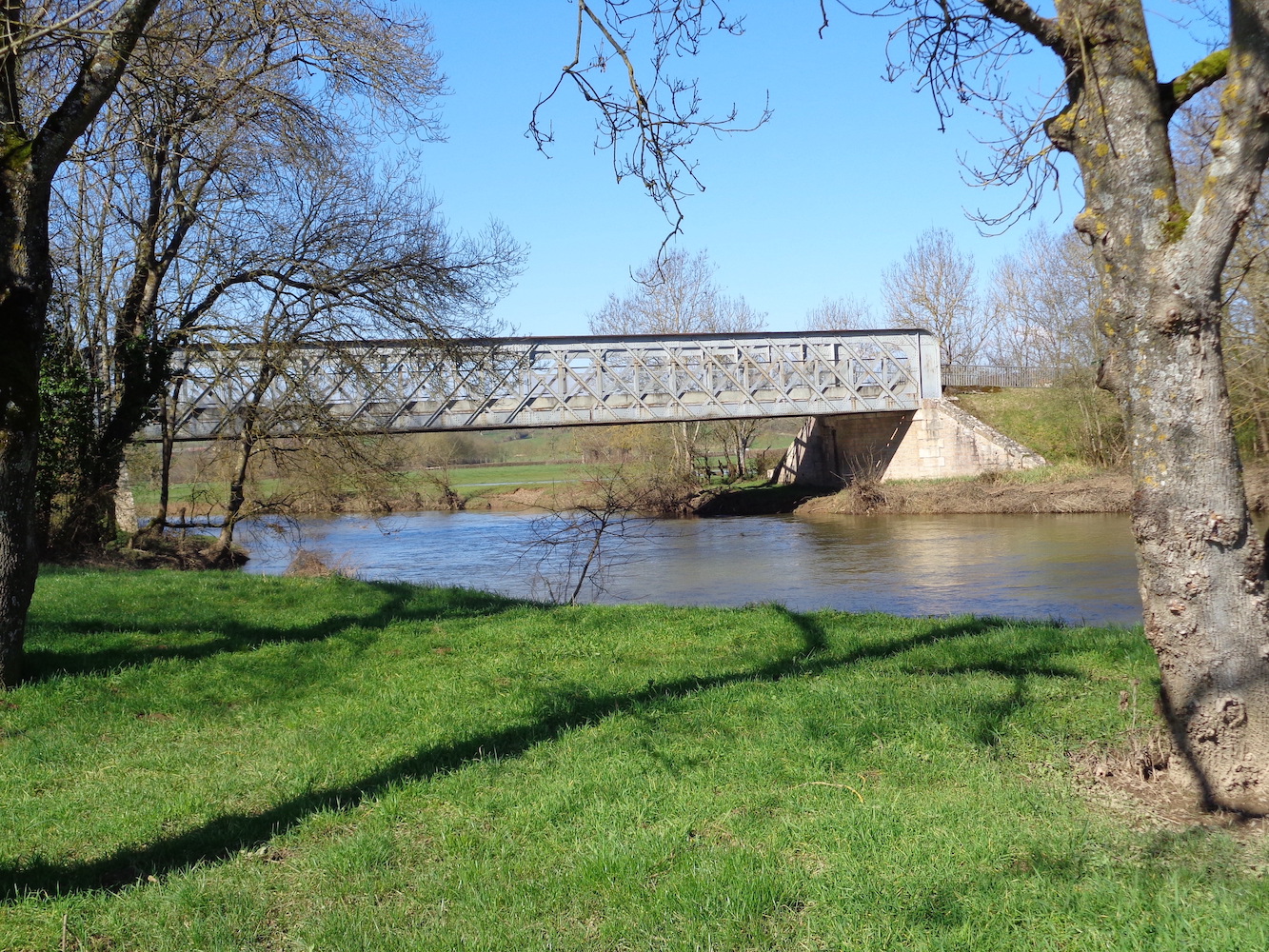 Pont de Malay (voie verte) aujourd'hui